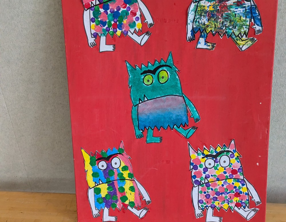 Pippi Langstrumpf aus Pappe