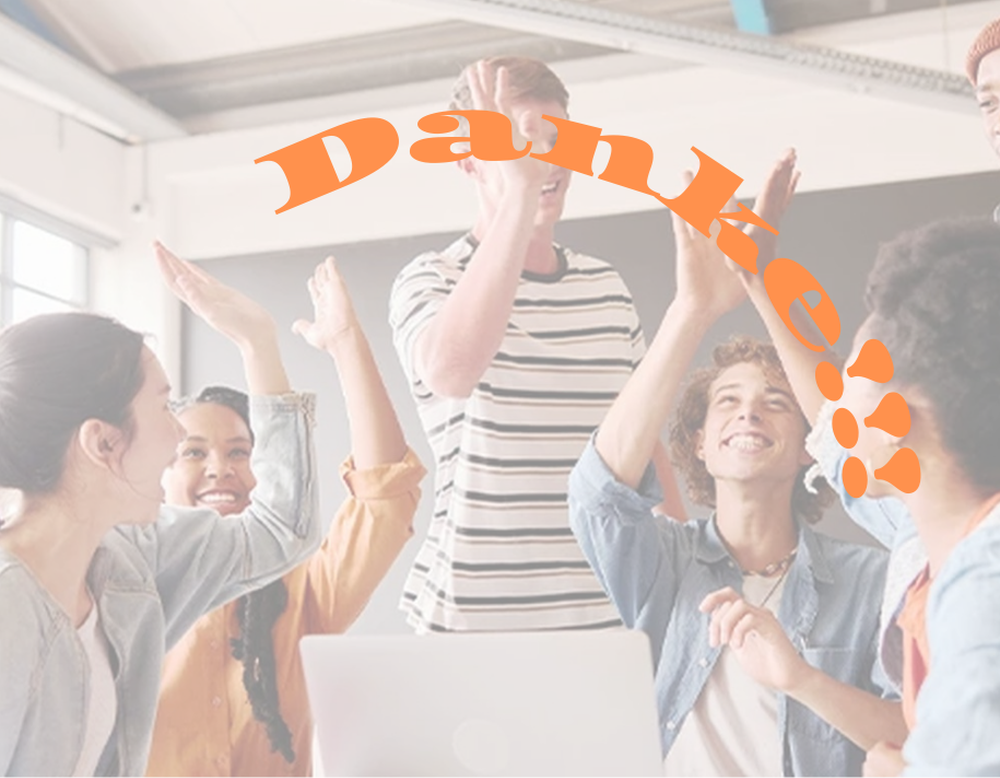 Schüler klatschen sich ab